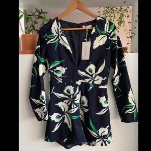 NWOT Lucy Paris floral romper (with pockets!)
